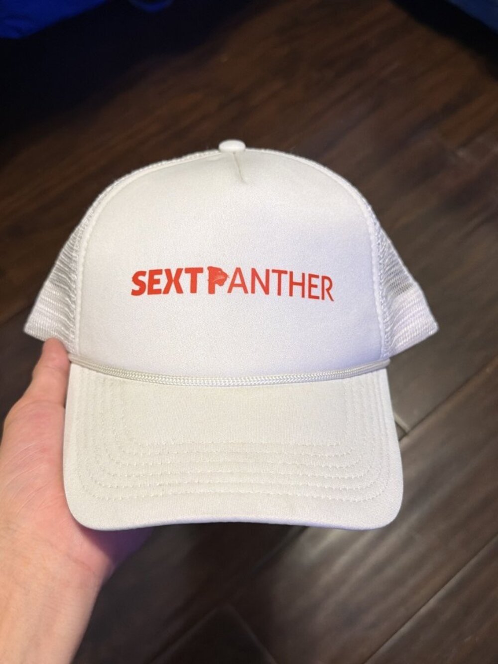 Sext Panther trucker hat white